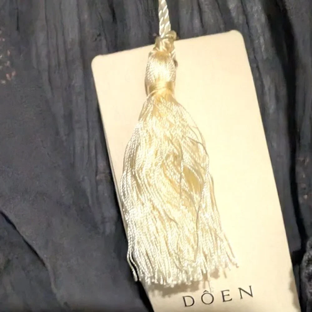 Doen Marigold Top indigo and white M - Picture 7 of 7